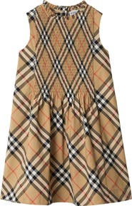 Burberry Check Cotton Dress