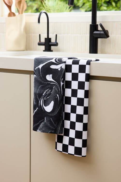 Geometry Kitchen Tea Towel Set In Multi