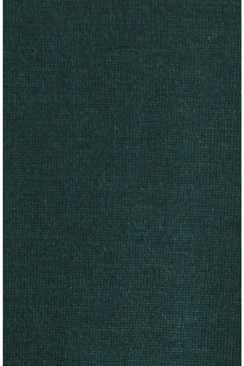Fine Gauge Cashmere & Silk Sweater, Alternate, color, GBI CLOVER GREEN