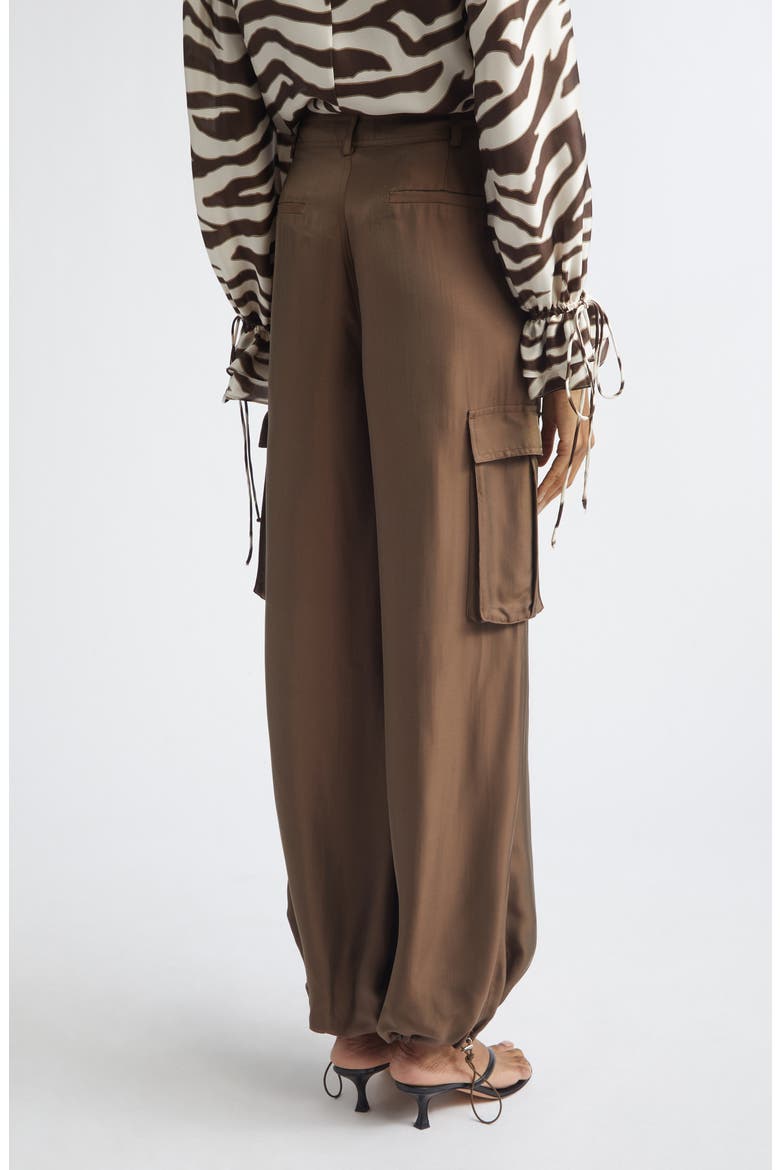 James Wide Leg Cargo Pants, Alternate, color, COFFEE