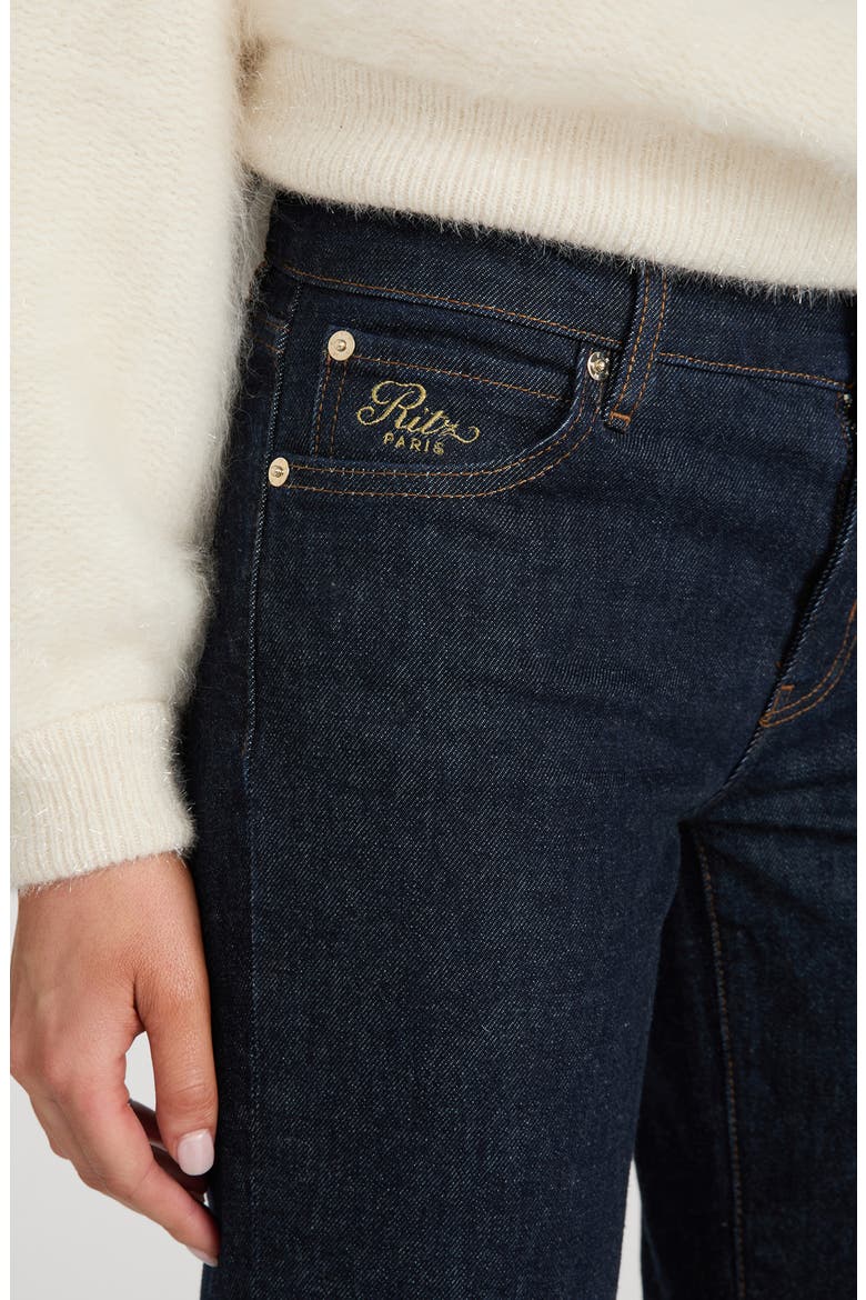 x The Ritz Paris Straight Leg Cigarette Jeans, Alternate, color, RINSE