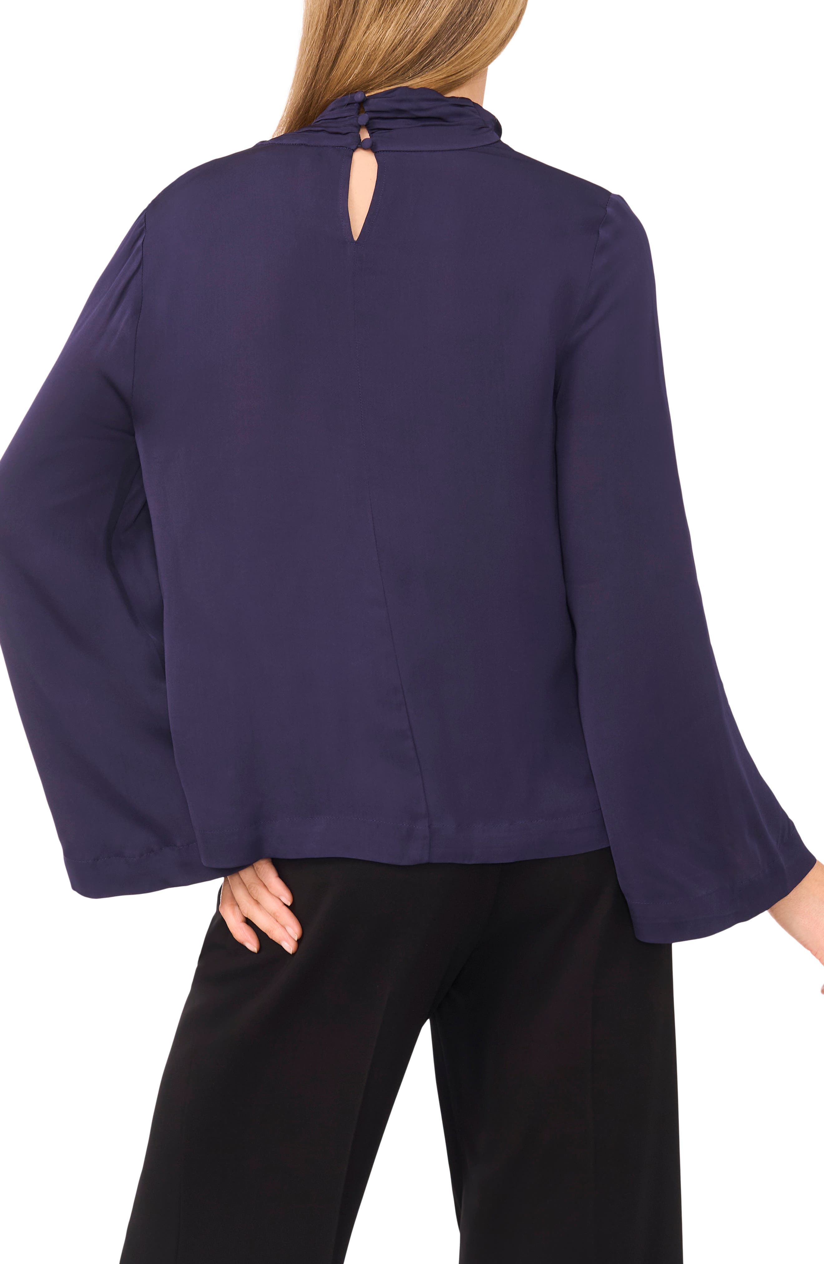 Flowy Long Sleeve Georgette Top - image 4