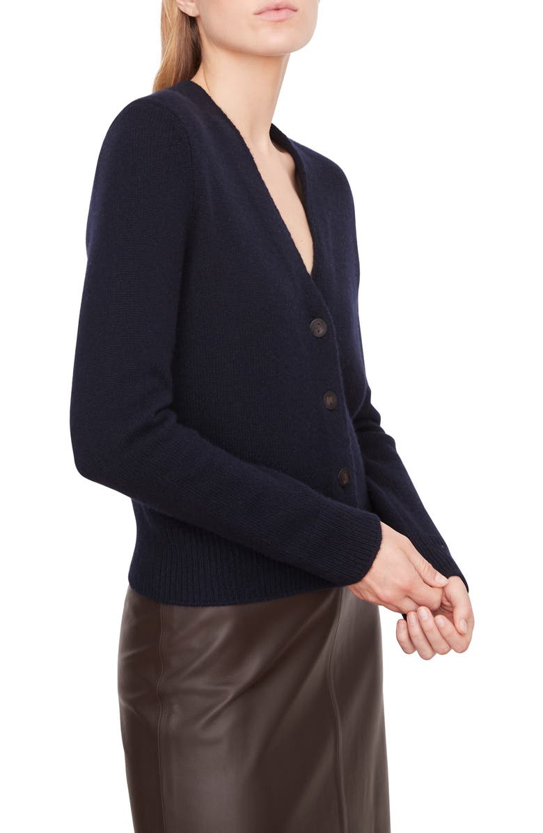 Vince V-Neck Cashmere Cardigan, Alternate, color, Coastal