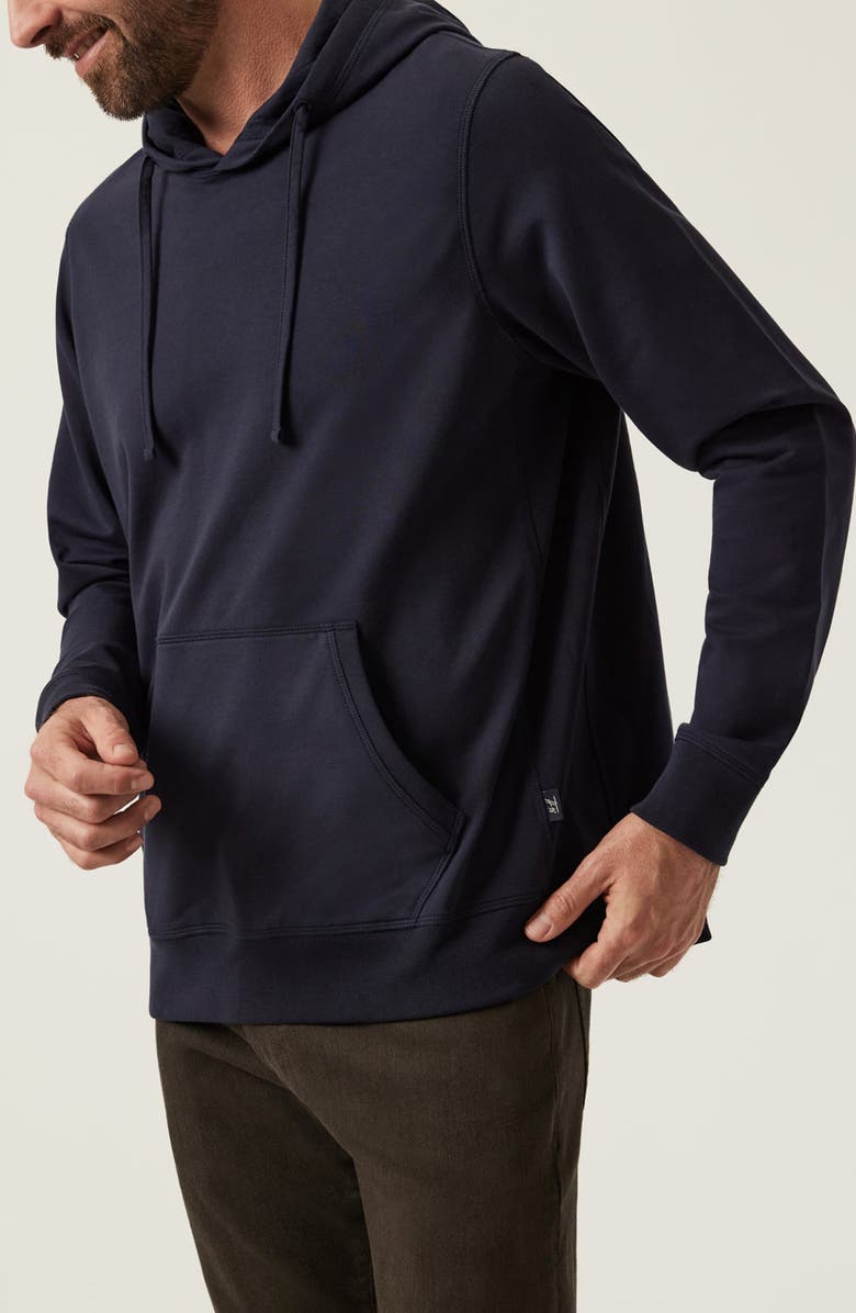 34 Heritage Stretch French Terry Hoodie, Alternate, color, Navy