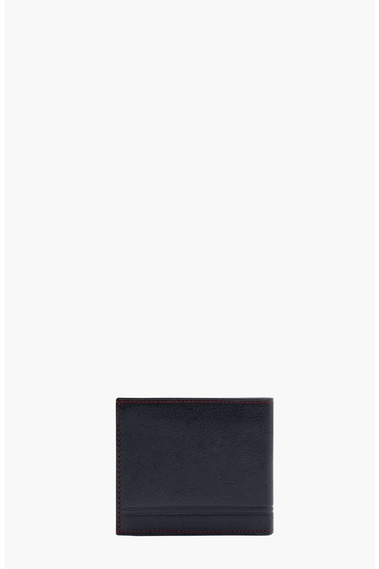 Navy Line Trifold Leather Wallet 505, Alternate, color, Navy