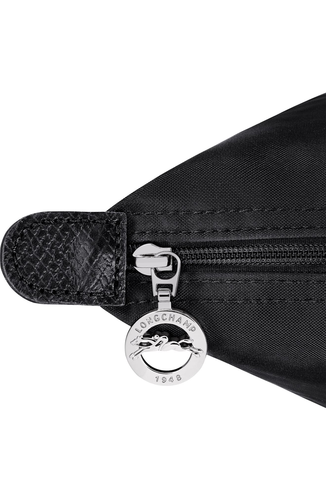 Longchamp Small Le Pliage One Top Handle Bag, Alternate, color, Black