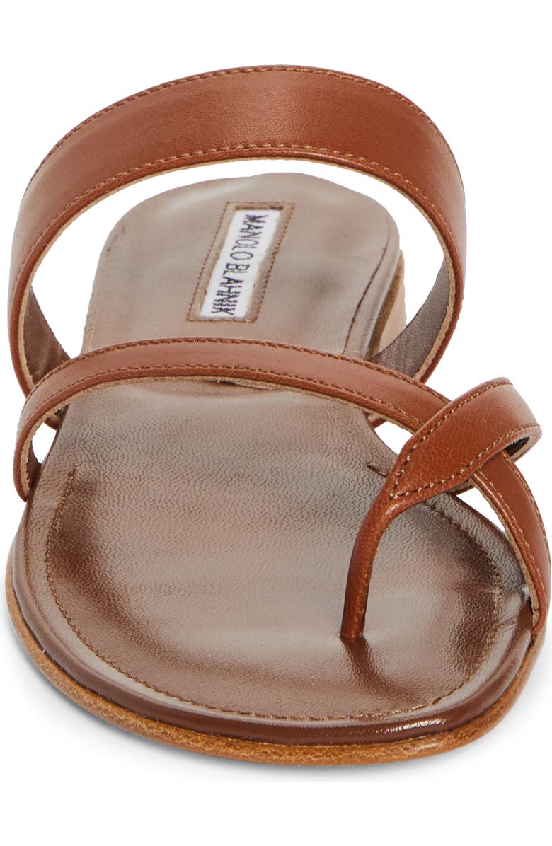 Manolo Blahnik Susa Sandal, Alternate, color, Brown