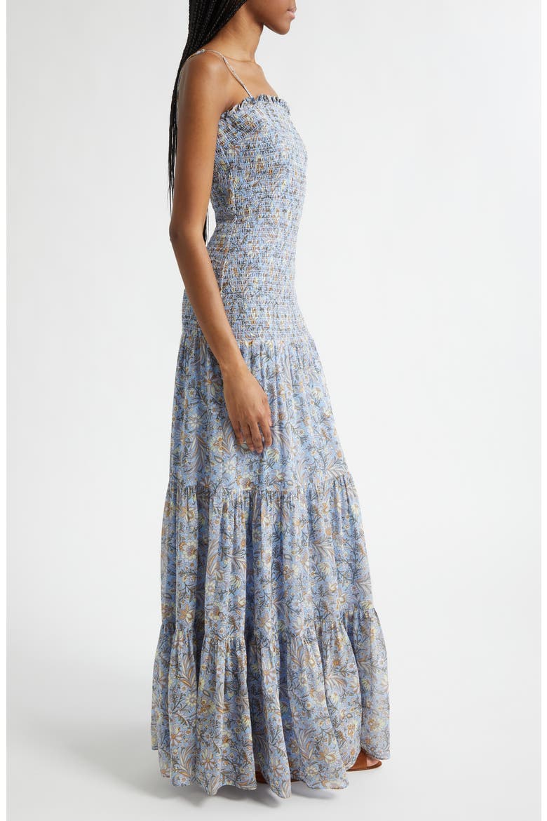 blue jay color dress Azazie Tella