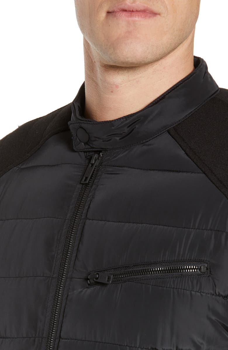 Marc New York Wilsow Quilted Moto Jacket, Alternate, color, 