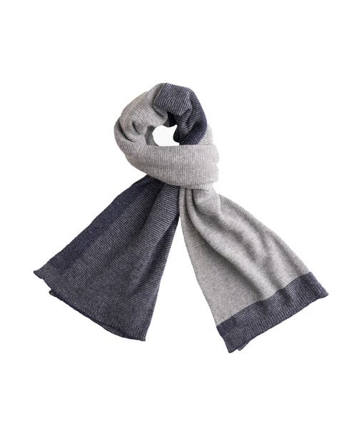 Monticelli Cashmere Cashmere Merino Ultra-soft Marled Knit Scarf