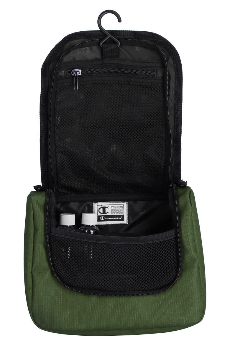 Defend Ripstop Nylon Wash Kit, Alternate, color, CHIVE