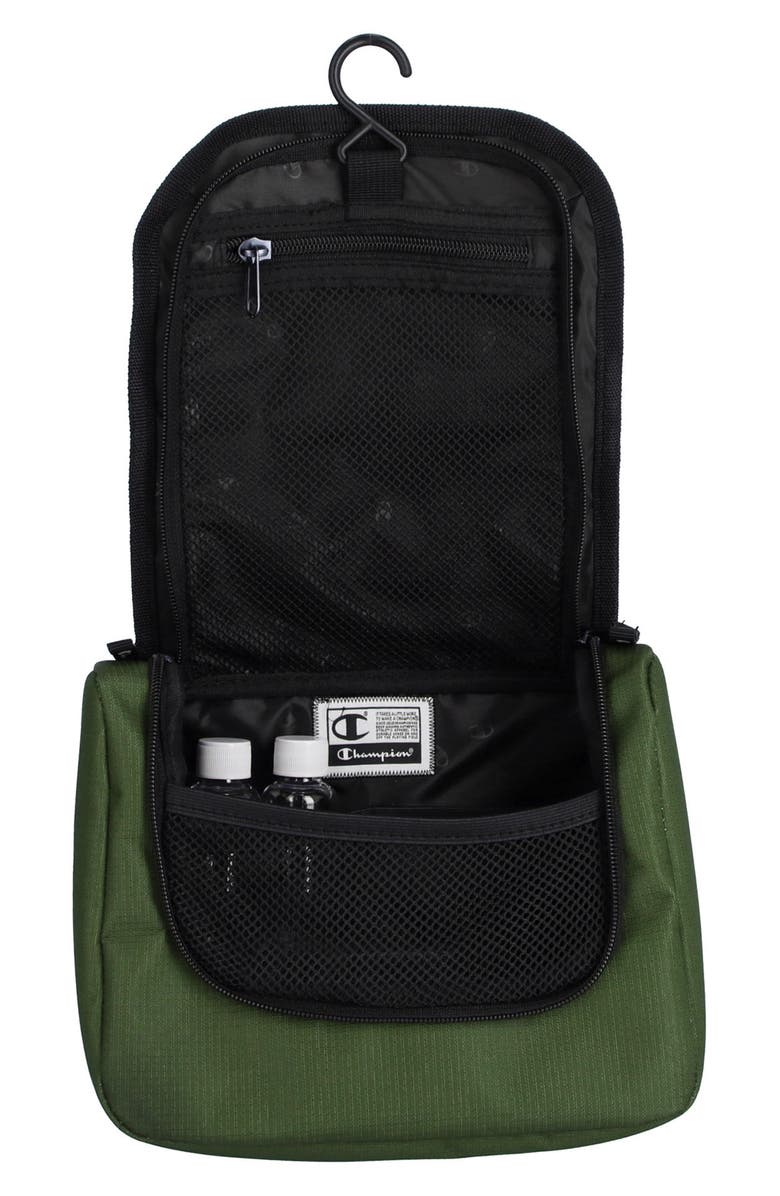 Champion Defend Ripstop Nylon Wash Kit, Alternate, color, Chive