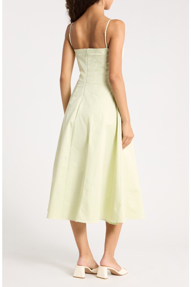 Dolly Seamed Midi Sundress, Alternate, color, MATCHA GREEN