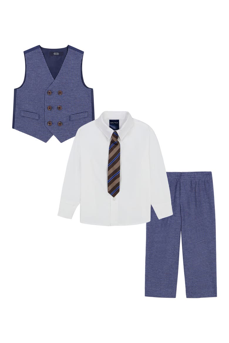Kids 4-Piece Suit Set, Main, color, 405 MEDIEVAL BLUE