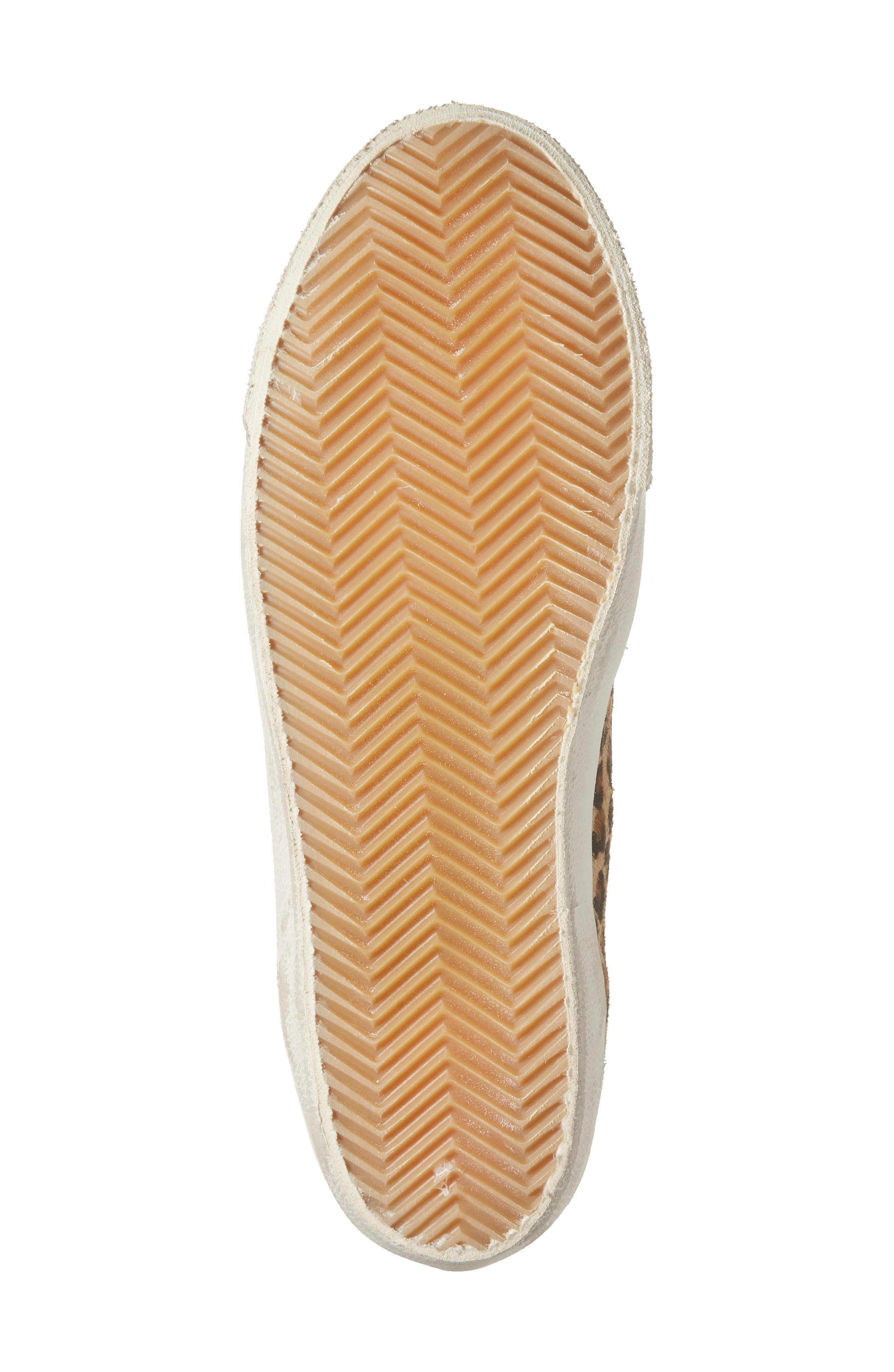 Golden Goose Super-Star Leopard Print Genuine Calf Hair Sneaker, Alternate, color, Beige Brown / Beige/ Red