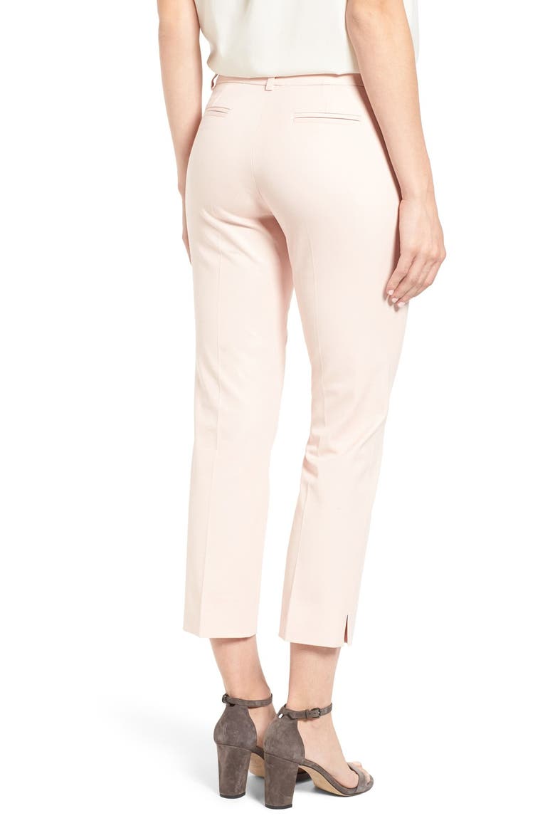 STRETCH COTTON PANT, Alternate, color, PINK PEACH