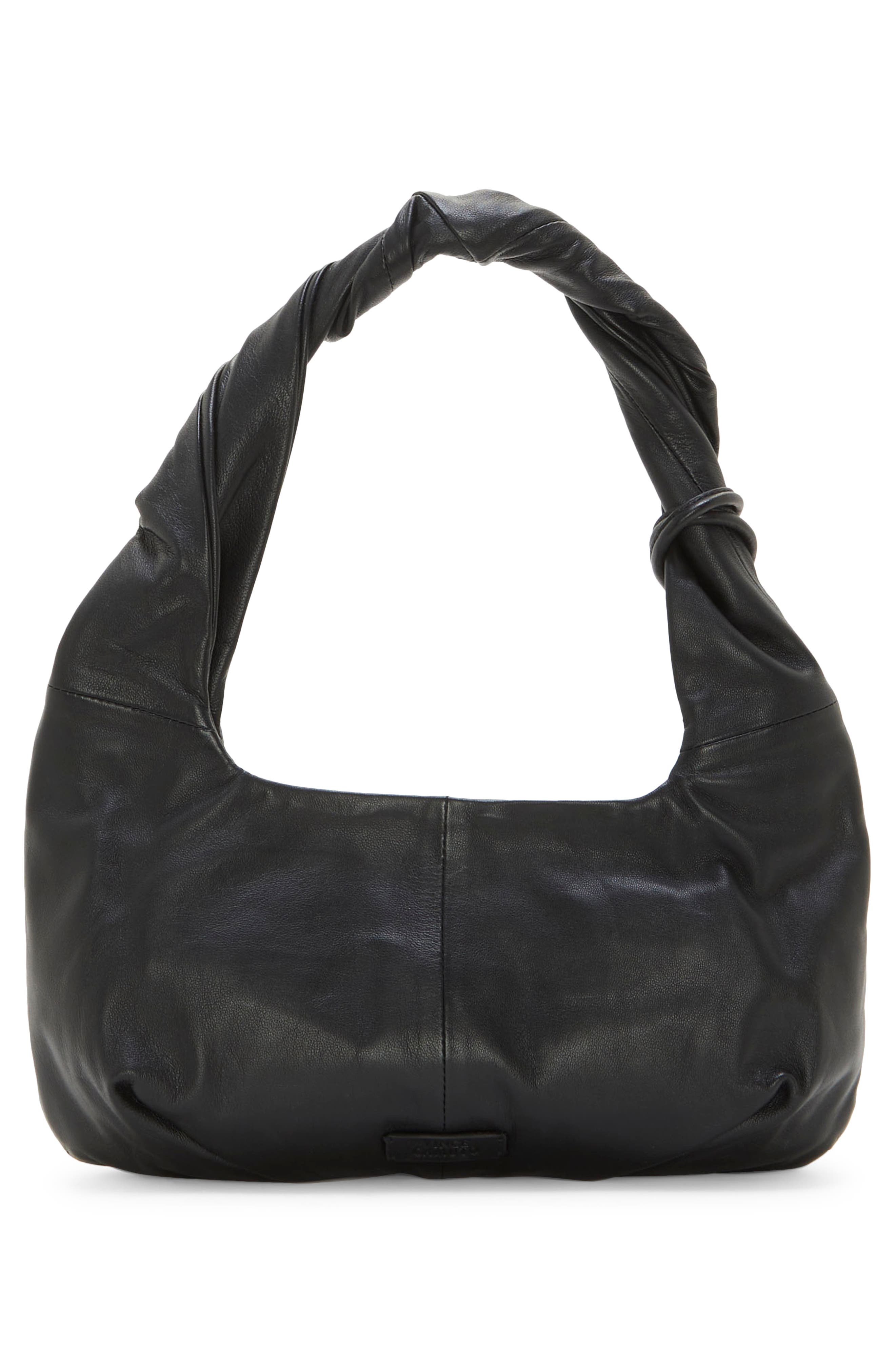 Vince Camuto Evlyn Leather Baguette Bag, Alternate, color, 