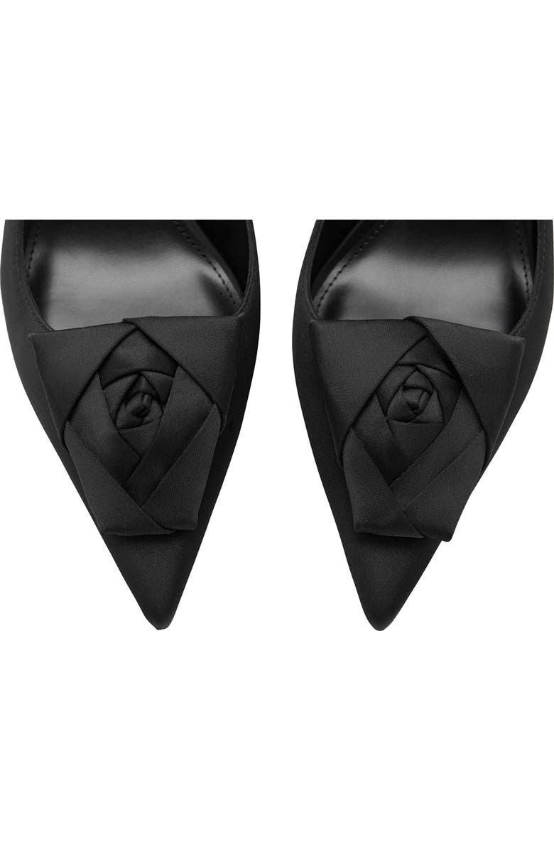 MANGO Slingback Pointed Toe Pump, Alternate, color, Black