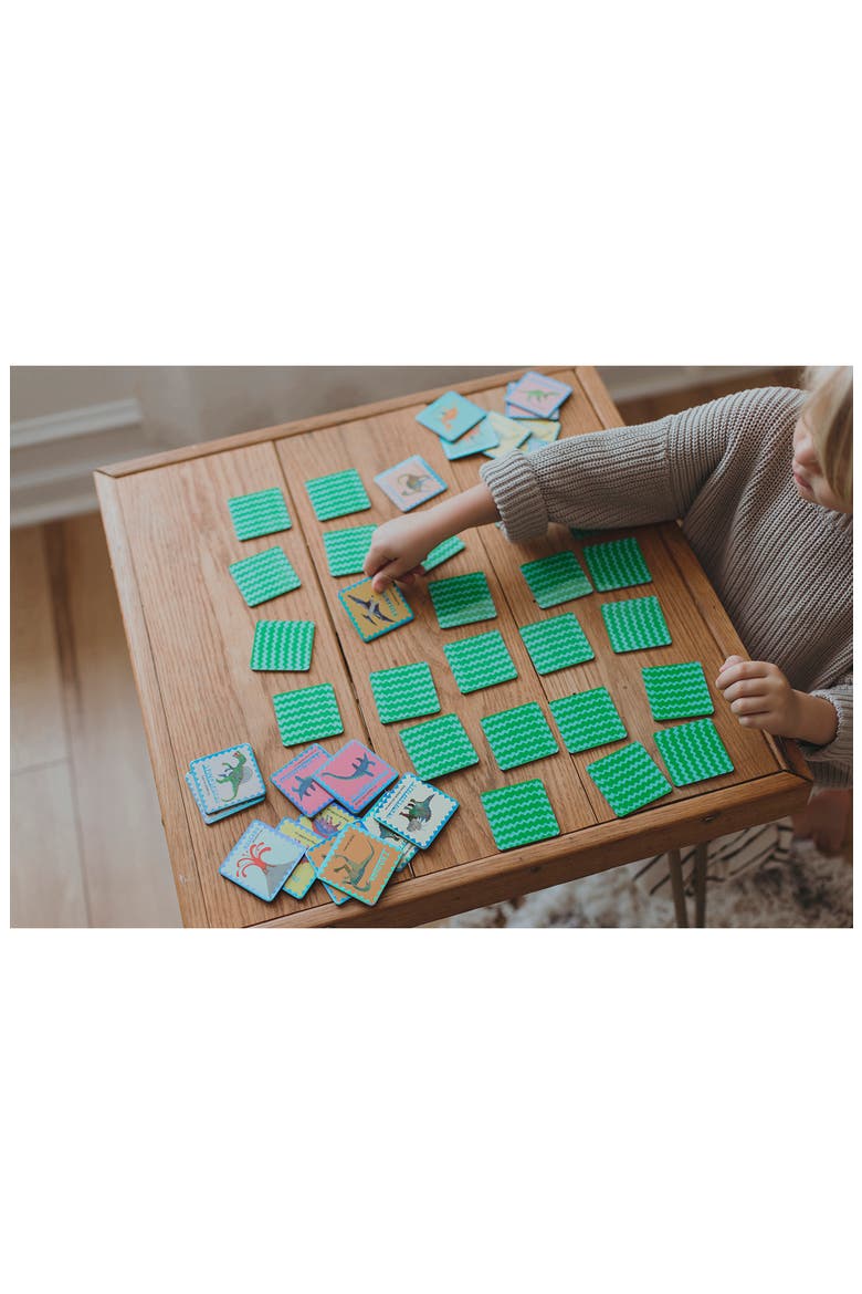 Shiny Dinosaur Memory & Matching Game, Alternate, color, GREEN