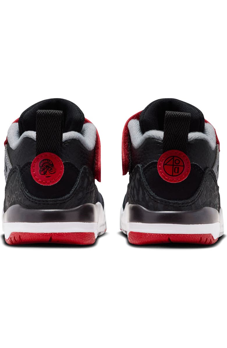 Jordan Kids' Spizike Low Top Sneaker, Alternate, color, Black/ Gym Red/ Grey/ White