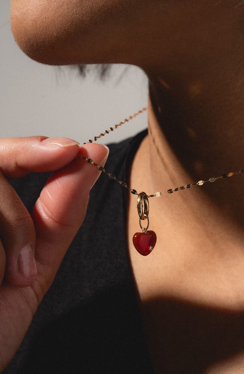 Local Eclectic Solid Gold Sparkle Link Chain Necklace, Alternate, color,