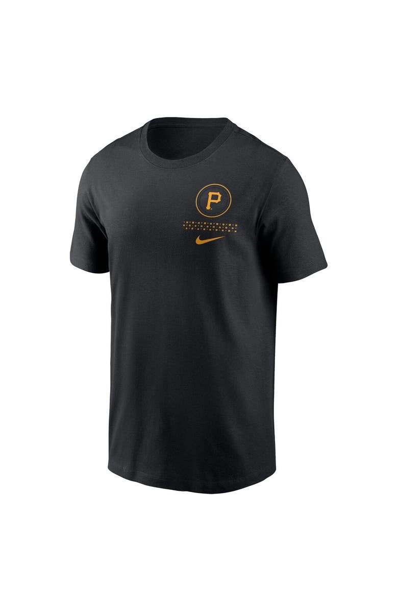 Nike Men's Nike Black Pittsburgh Pirates City Connect Double T-Shirt, Alternate, color,
