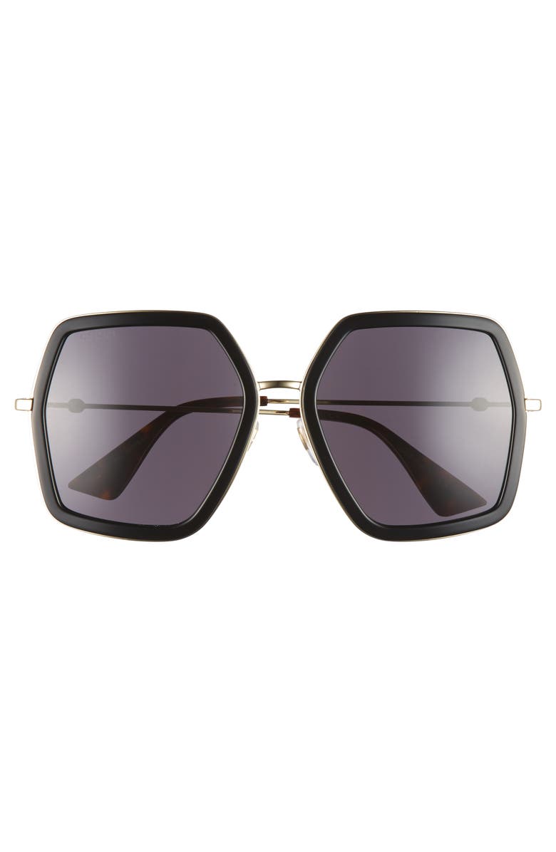 Gucci 56mm Sunglasses, Alternate, color,