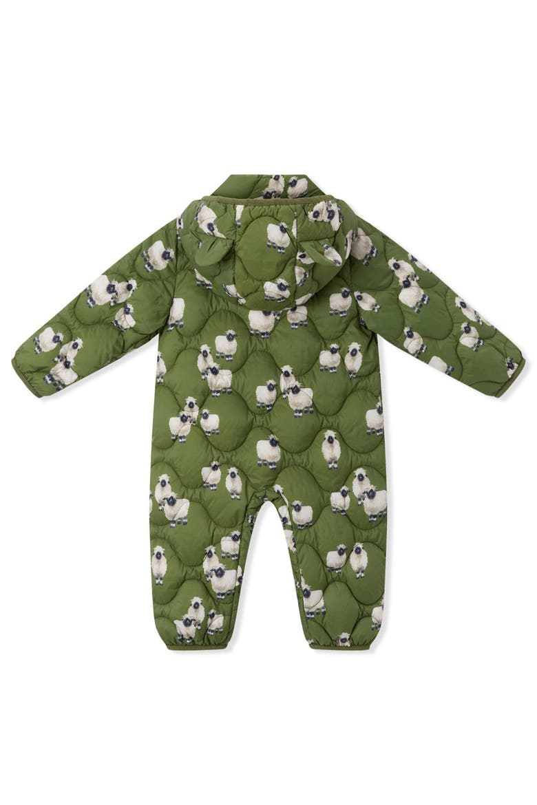Down Jumpsuit, Alternate, color, Valais Sheep