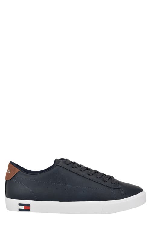 Tommy Hilfiger Risher Lace-up Sneaker In Navy/cognac