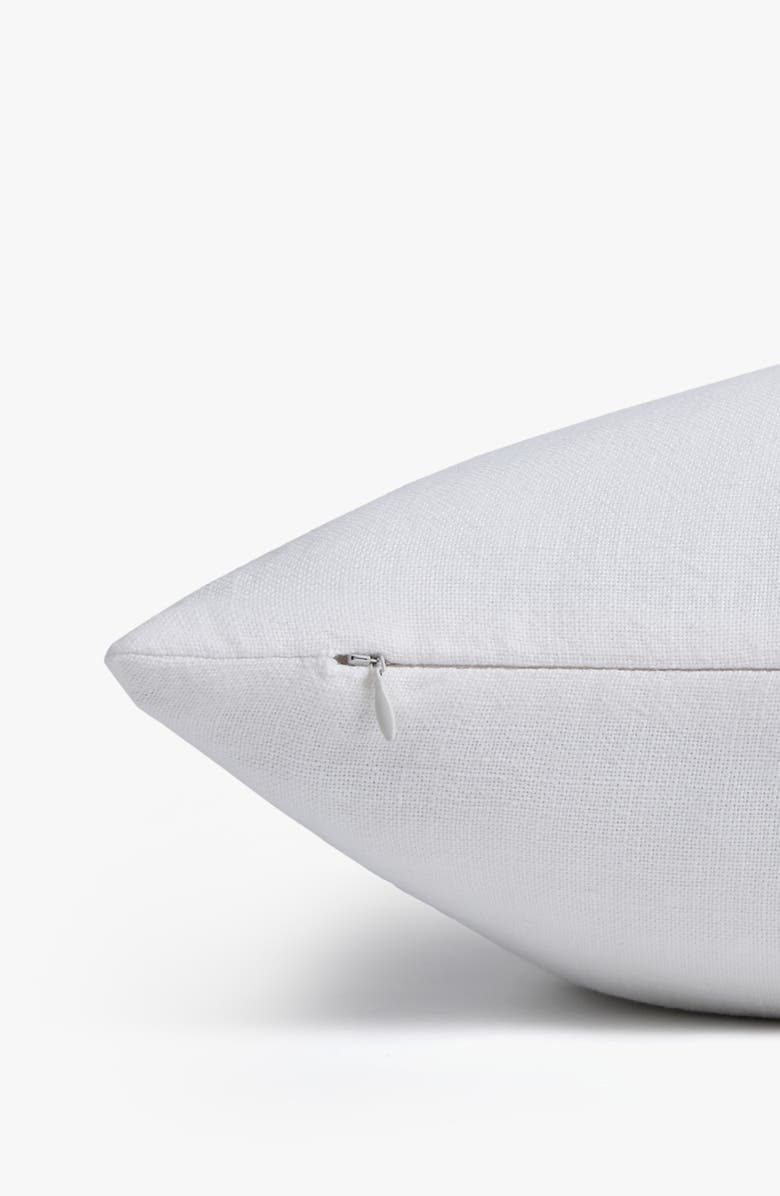 Parachute Washed Linen Lumbar Pillow Cover, Alternate, color, Antique White