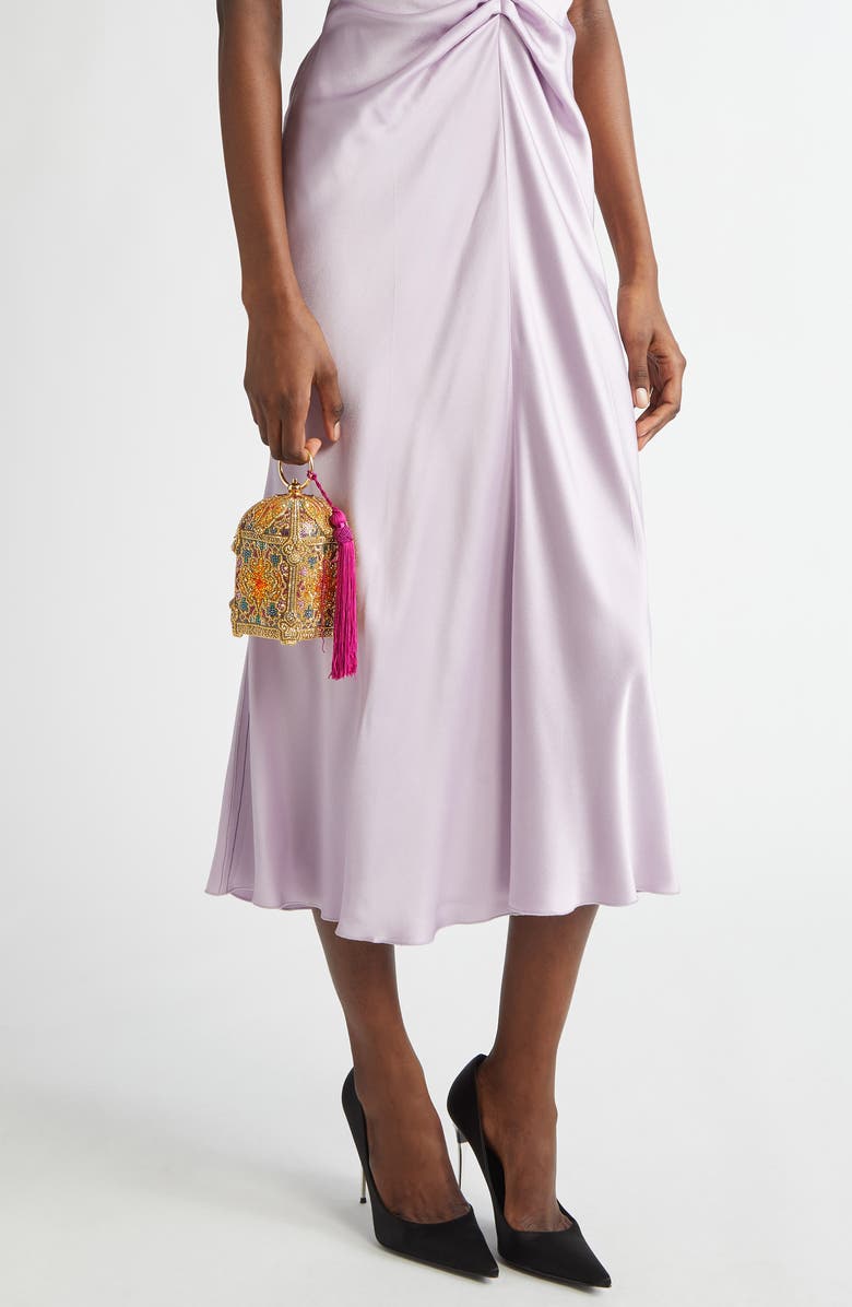 Judith Leiber Lantern Divine Crystal Embellished Clutch, Alternate, color, Champagne Aurum Multi