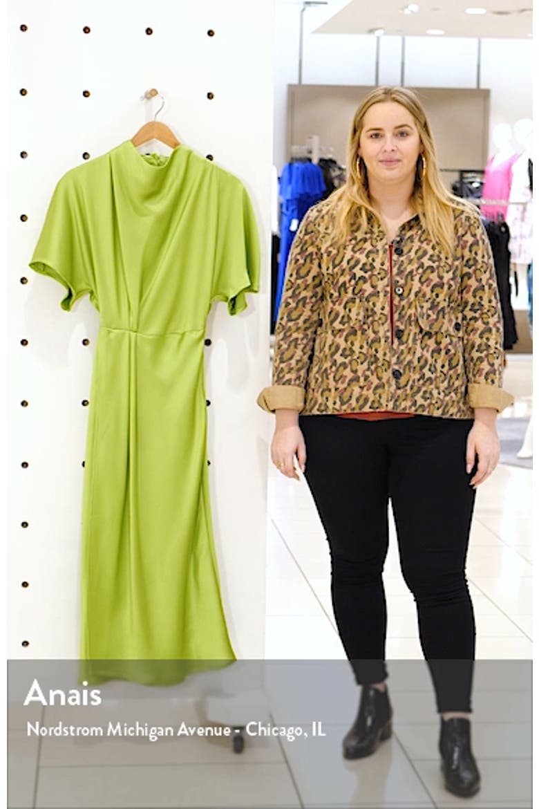 Rhode Drape Midi Dress video