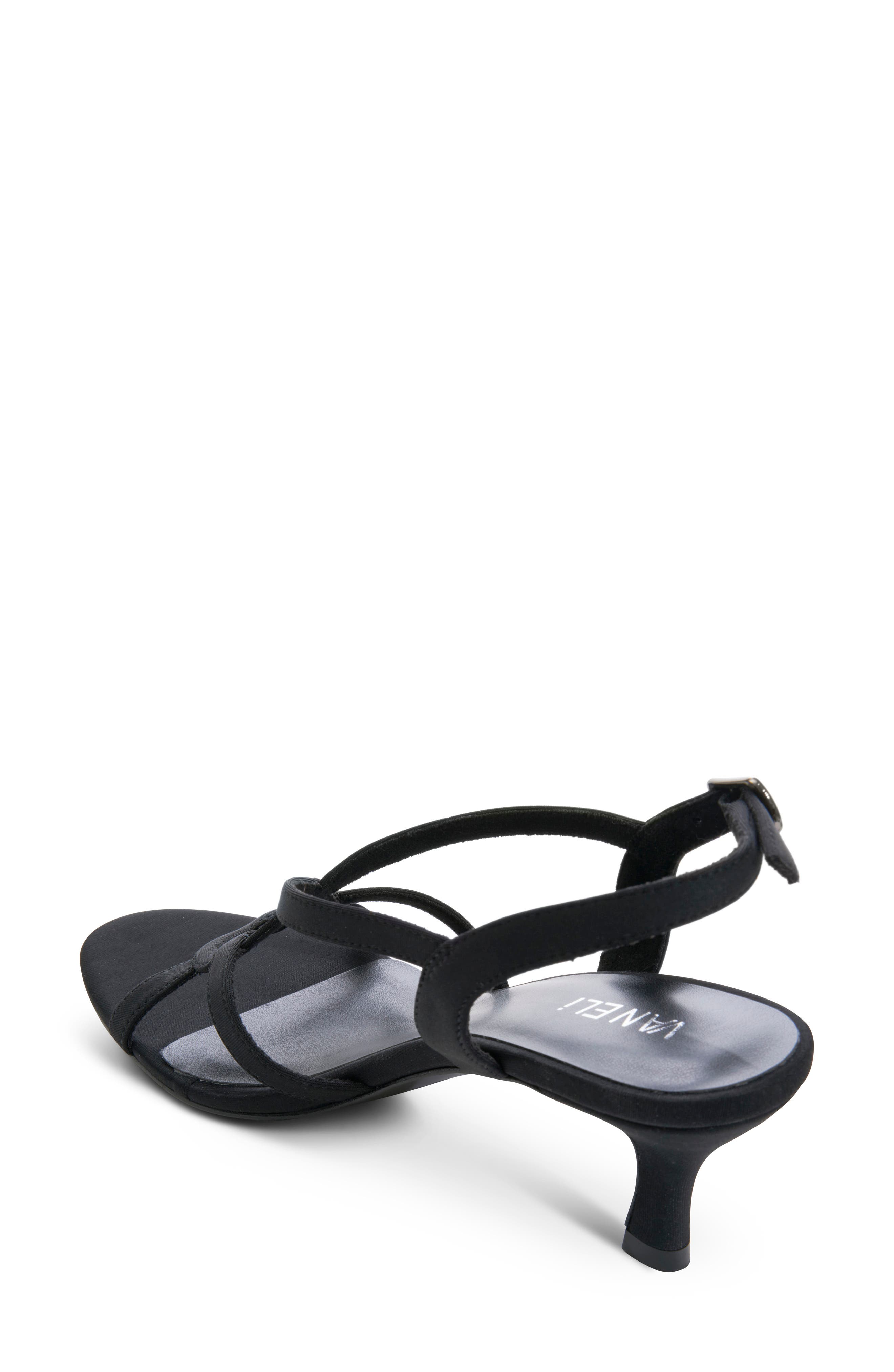 VANELi Monde Strappy Slingback Sandal, Alternate, color, Black