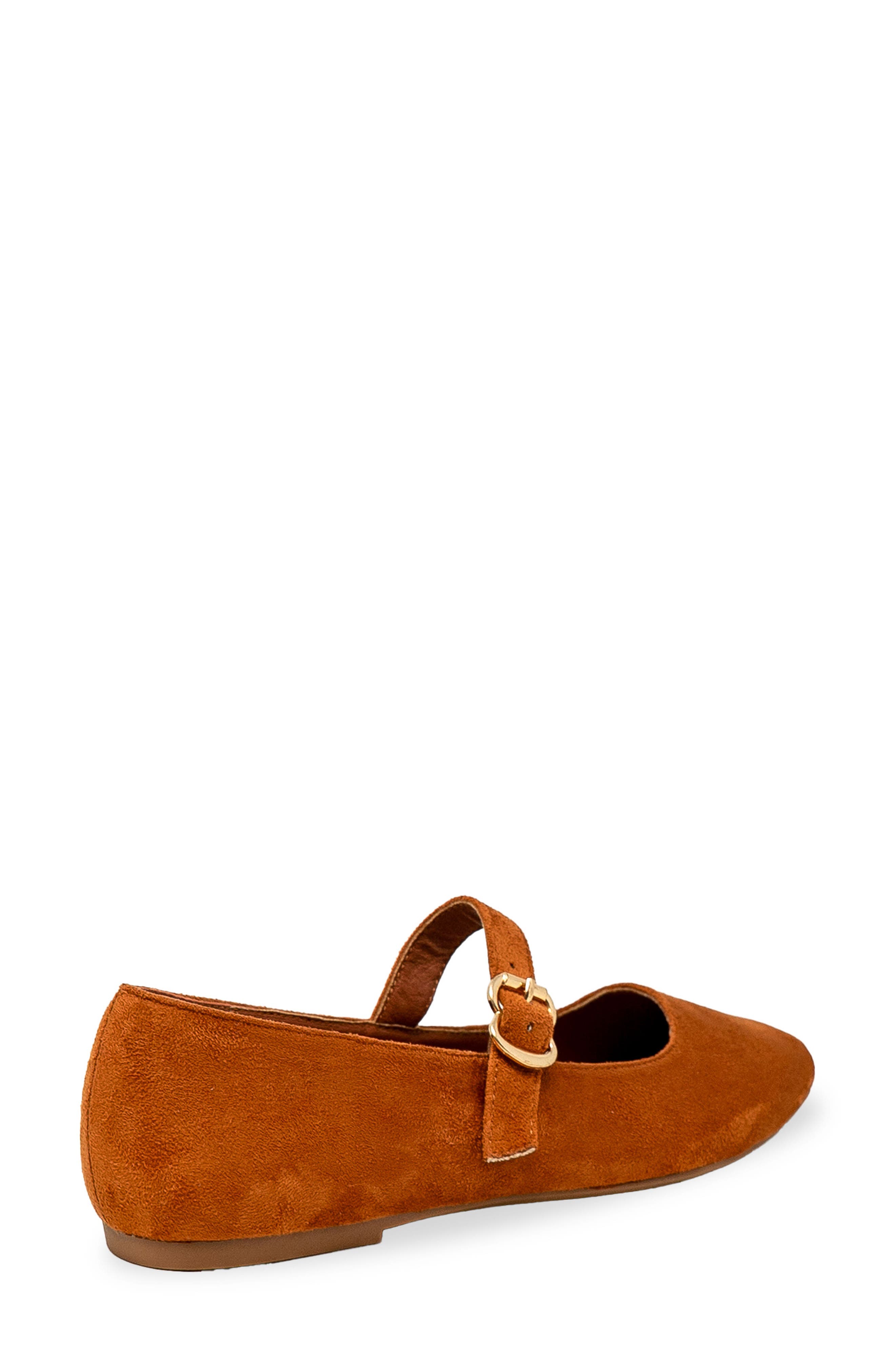 CHASE AND CHLOE <p> Mary Jane Flat (Women)</p>, Alternate, color, Tan Suede