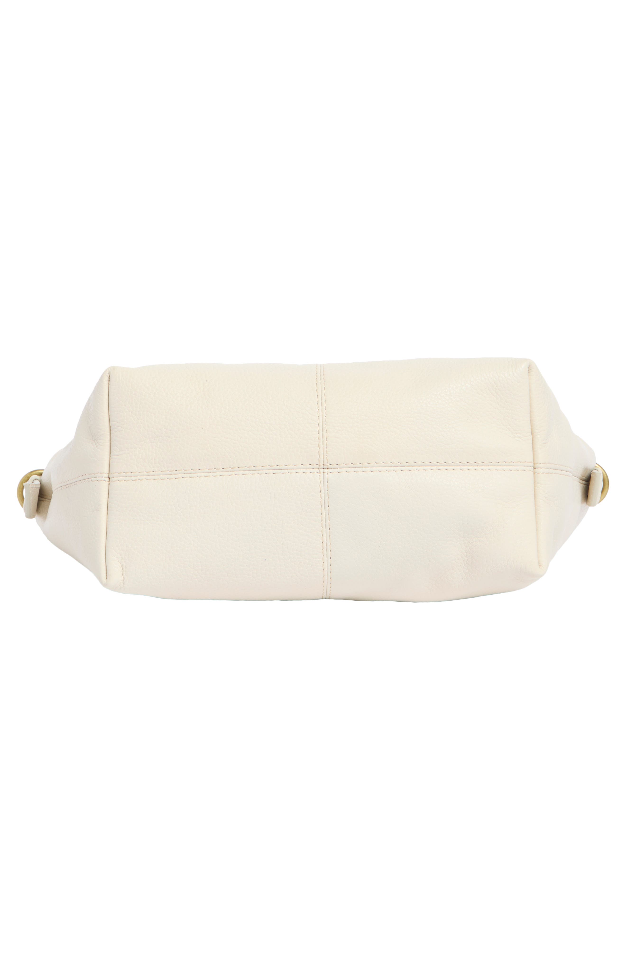 Amy Leather Hobo, Alternate, color, BONE PEBBLE VINTAGE LE