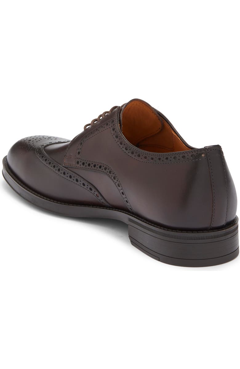 Magnanni Eddison Wingtip Derby, Alternate, color, Brown