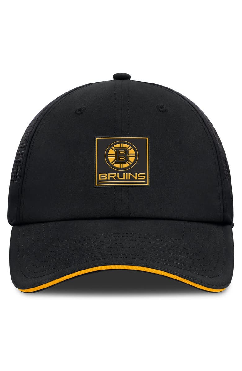 FANATICS Men's Fanatics Black Boston Bruins Driver Adjustable Hat, Alternate, color, Black