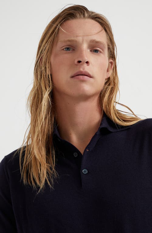 Brunello Cucinelli Cashmere Polo Sweater