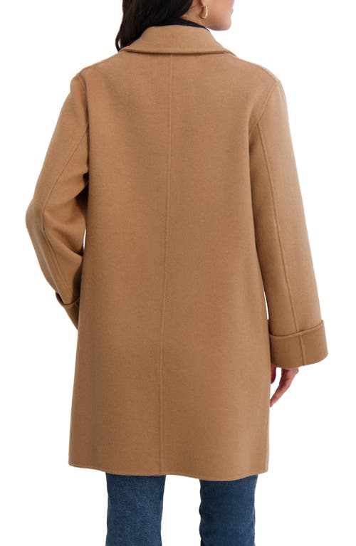 Tahari Sandra Wool Blend Coat In Neutral