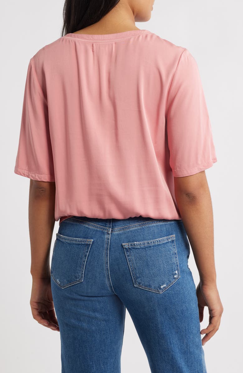 Cloth & Stone Elastic Waist Top, Alternate, color, Coral