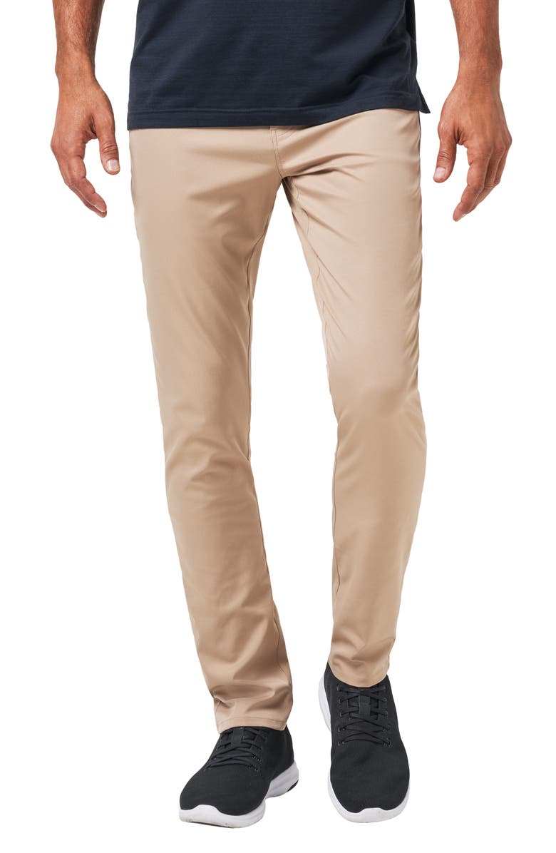 TravisMathew Open to Close Performance Pants, Main, color, Khaki