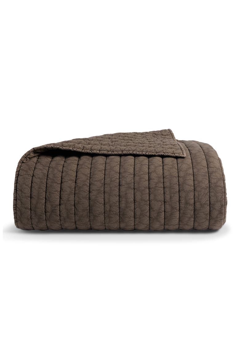 Garment Dye Channel Quilted Quilt, Main, color, WARM GREY
