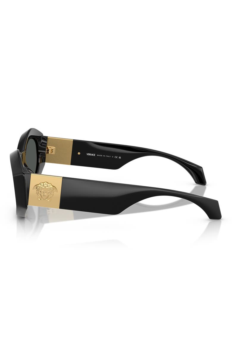 Versace 54mm Irregular Sunglasses, Alternate, color, 
