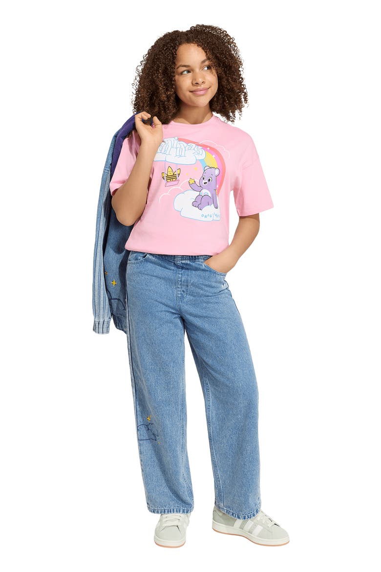 x Care Bears Cotton Graphic T-Shirt, Alternate, color, LIGHT PINK
