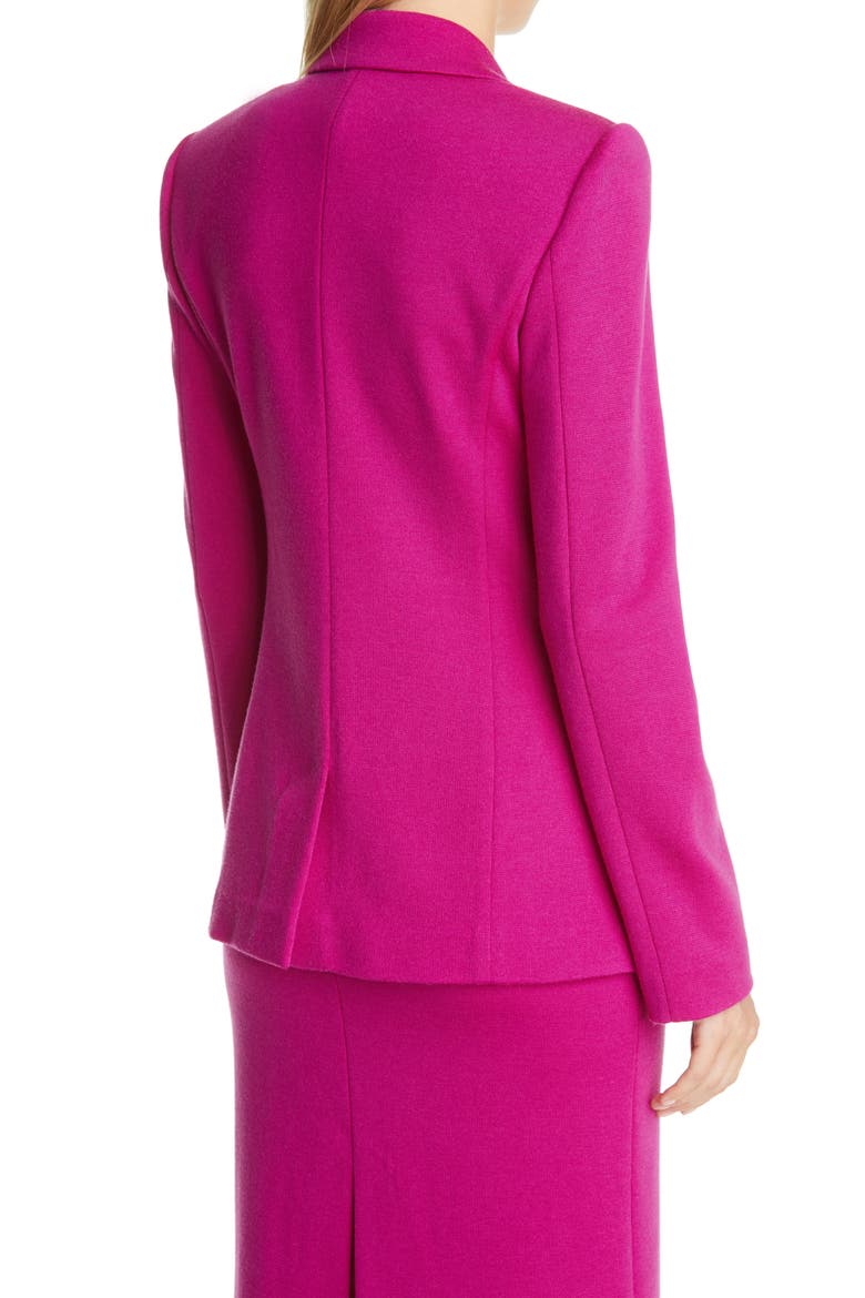 Notch Collar Milano Knit Jacket, Alternate, color, ORCHID