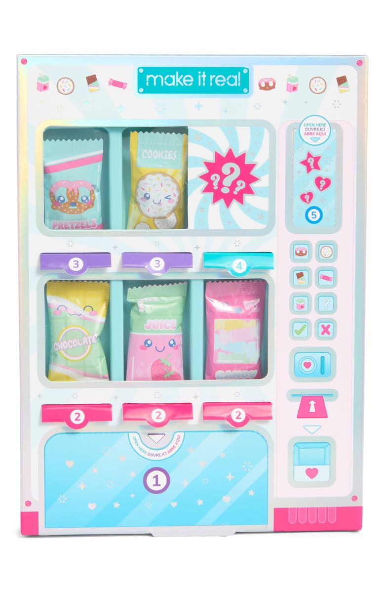 Make It Real Snackers Bracelet Kit Vending Machine, Alternate, color, Assorted/Multi