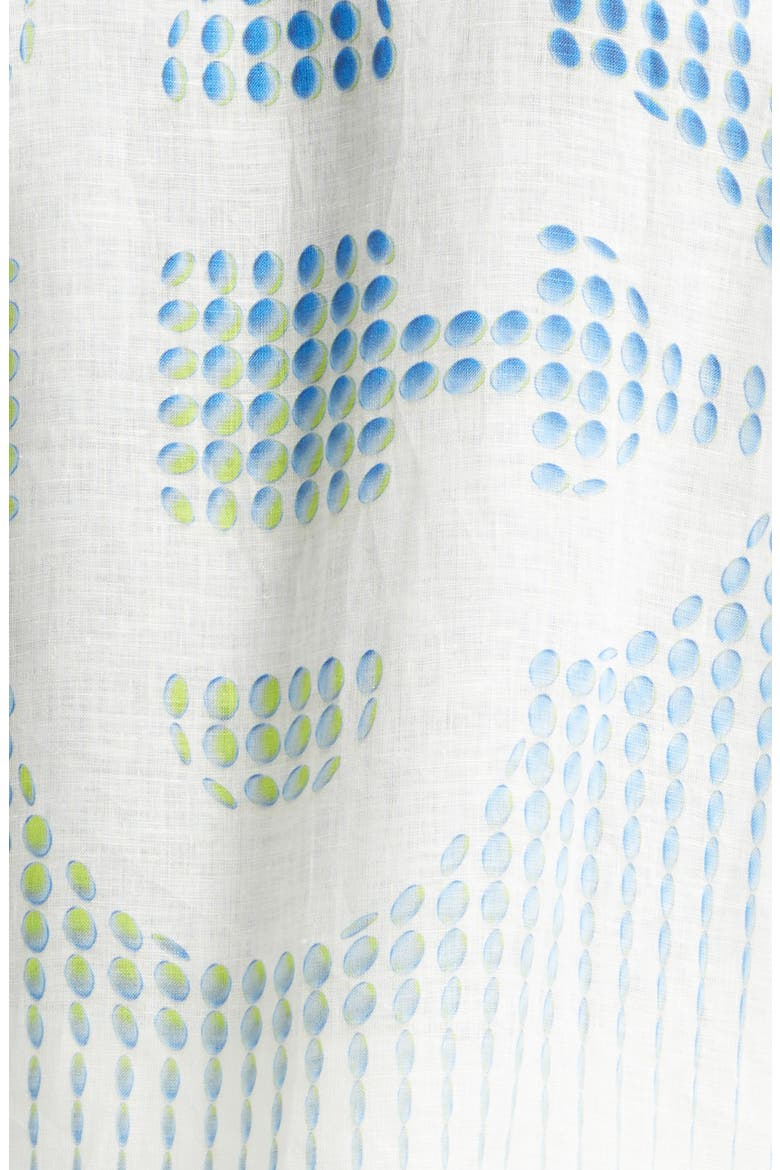 Dots Linen Camp Shirt, Alternate, color, DOTS