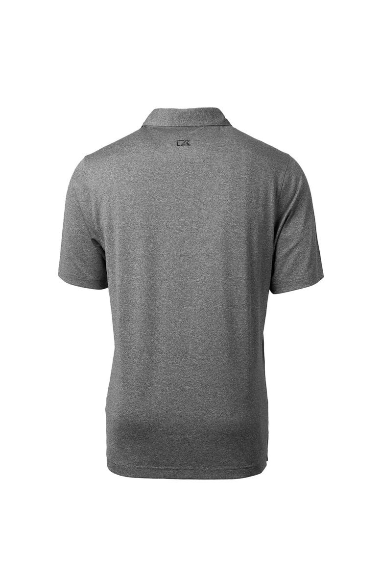 Cutter & Buck Men's Cutter & Buck Heather Charcoal Ohio State Buckeyes Forge Stretch Polo, Alternate, color, 