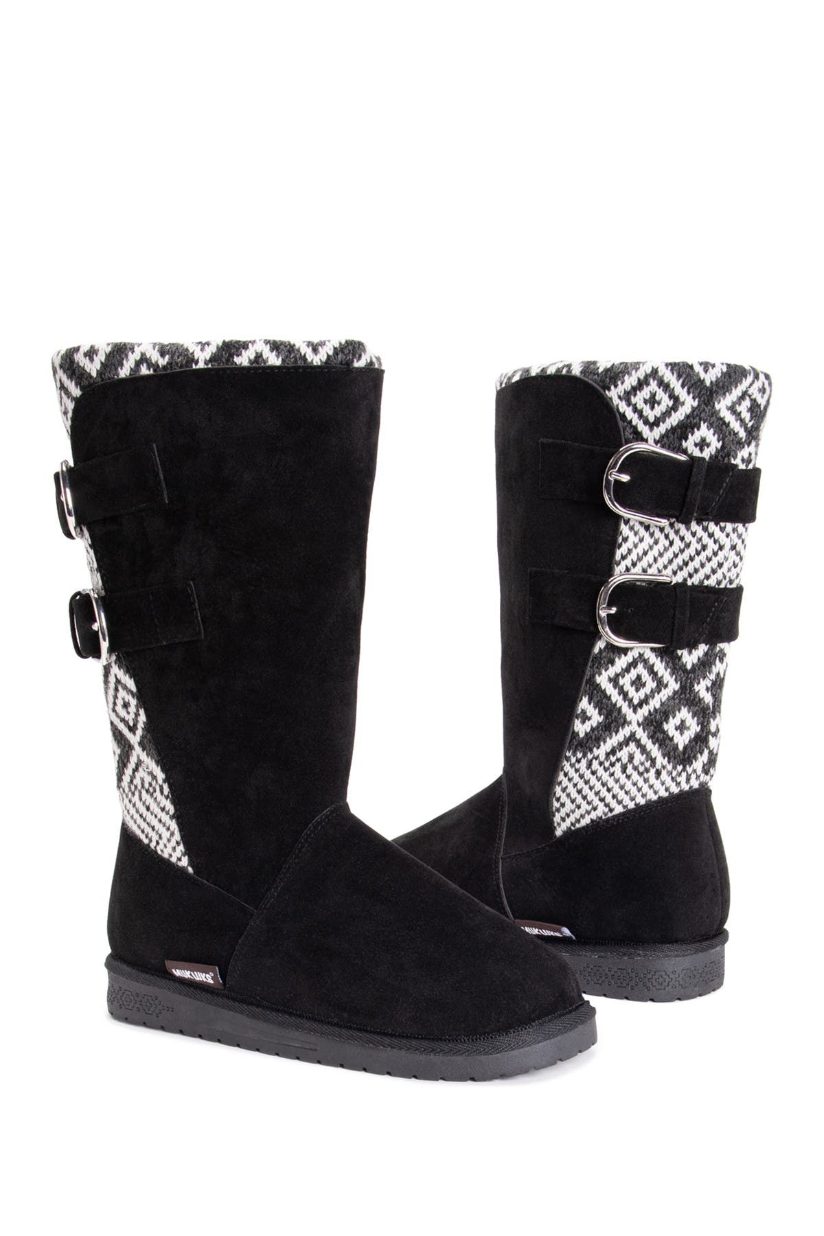 Jean Water-Resistant Faux Fur Buckle Boot, Alternate, color, OXFORD