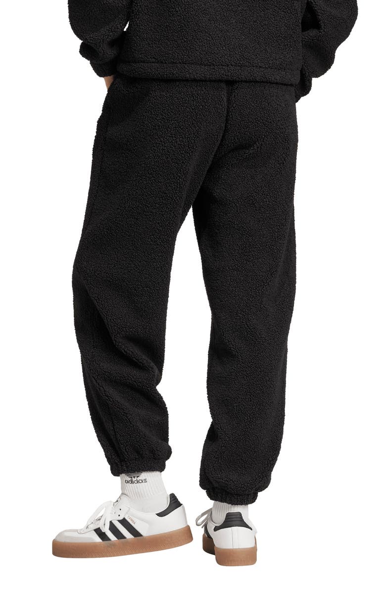 adidas Originals Recycled Polyester Teddy Fleece Track Pants, Alternate, color,